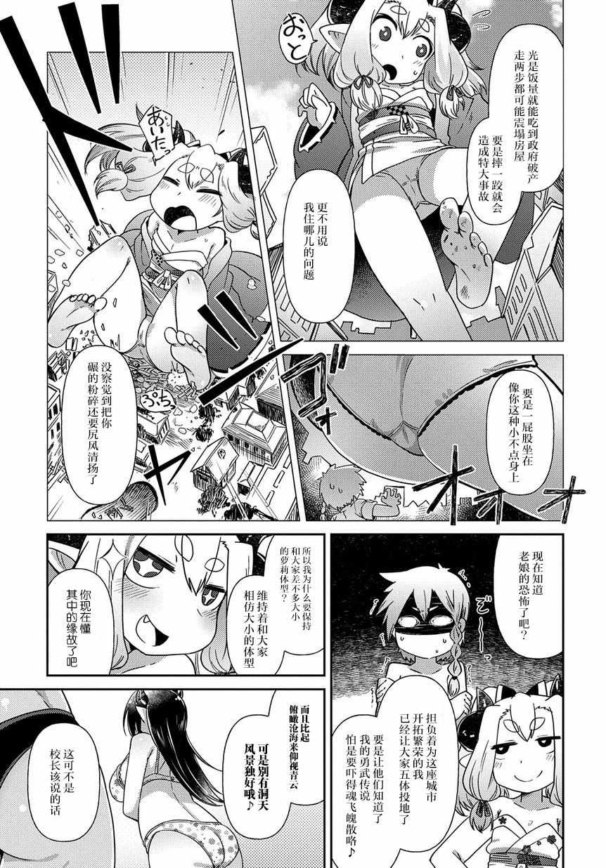 《异种族巨少女六重奏》漫画 巨少女六重奏 004集