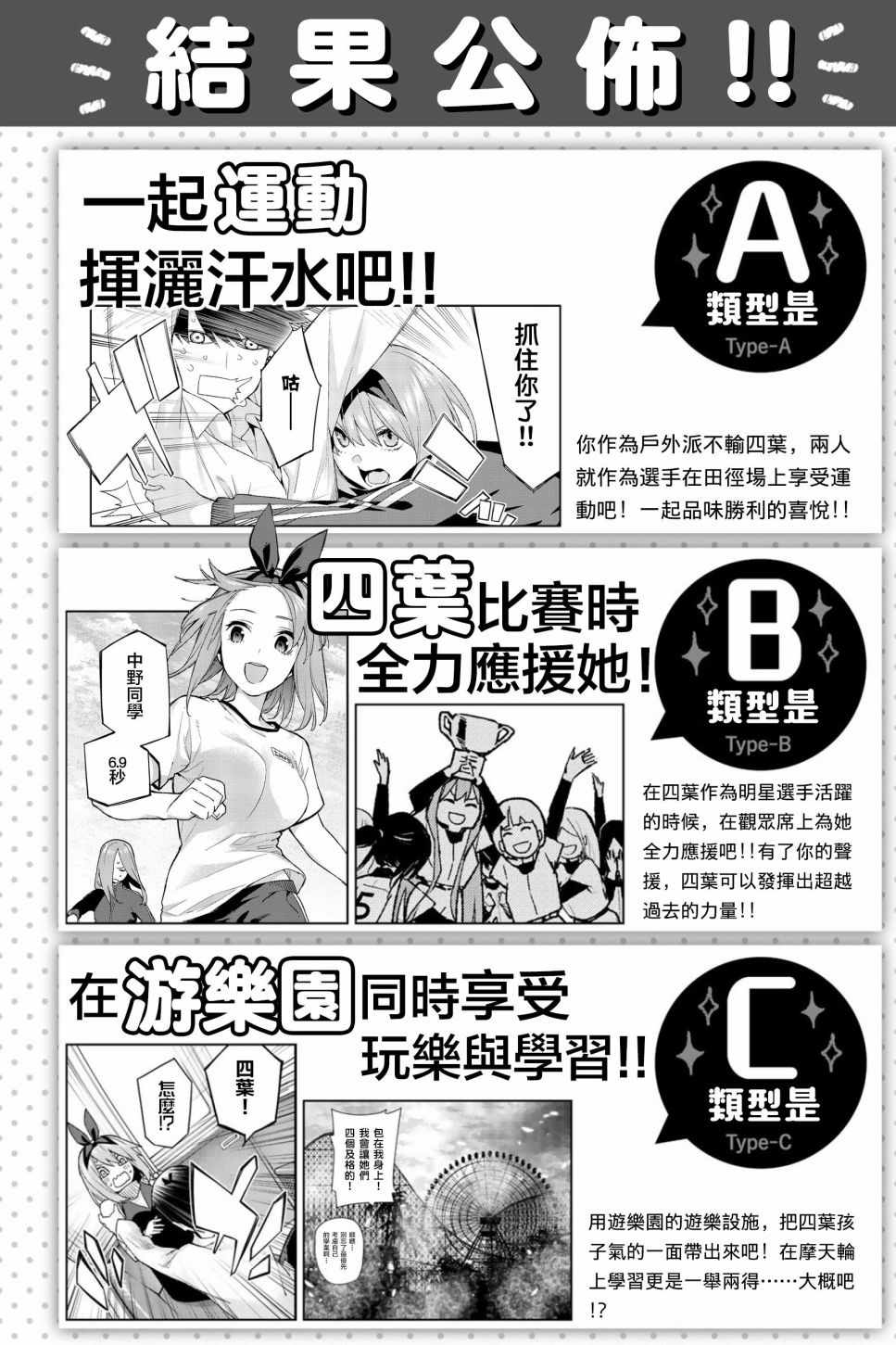 《五等分的花嫁角色书》漫画 花嫁角色书 四叶