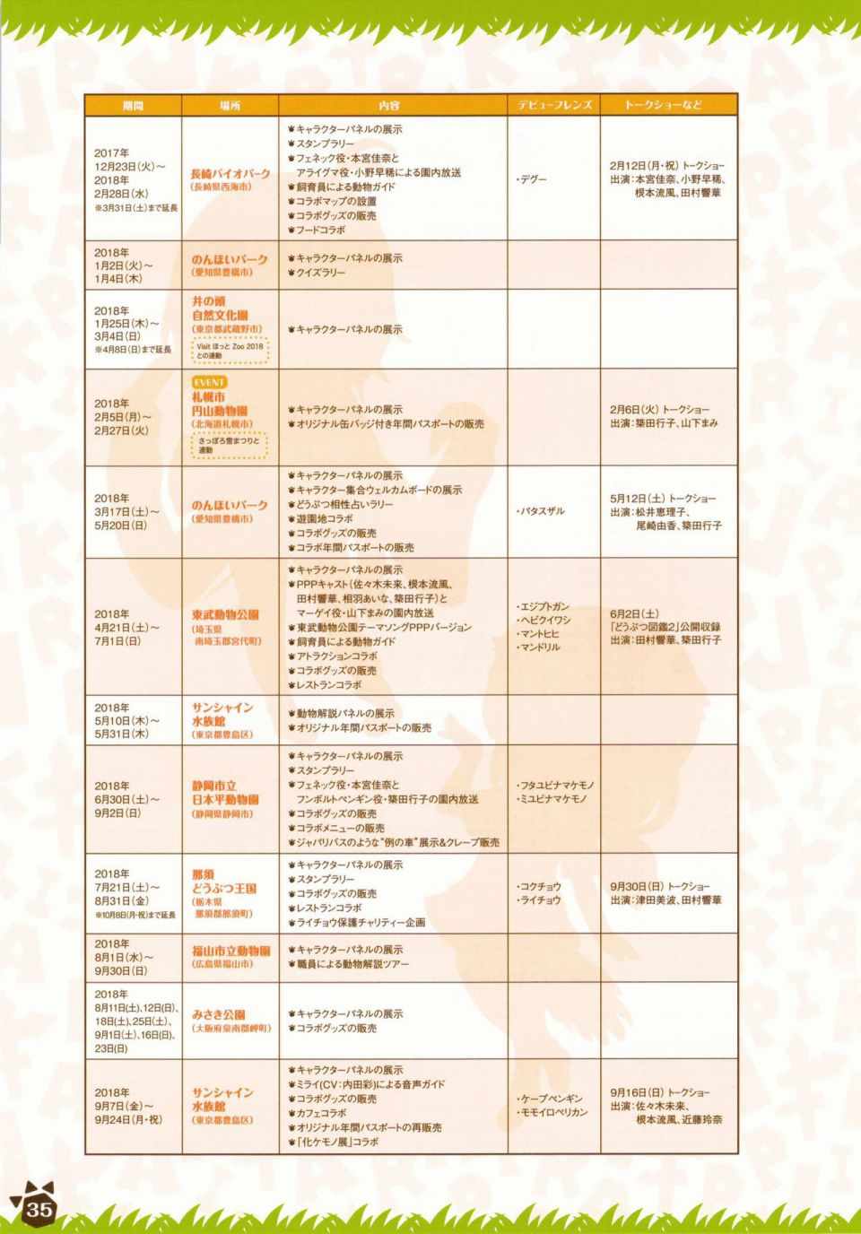 《动物朋友 动画设定资料画册》漫画 短篇