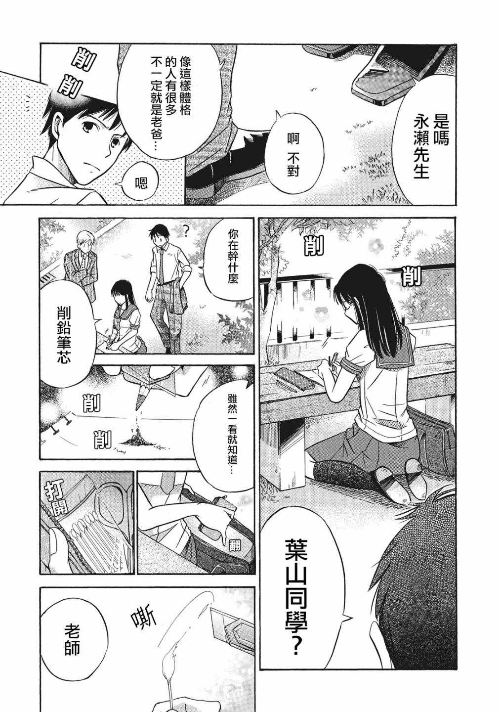 《鑒识少女叶山同学》漫画 001集