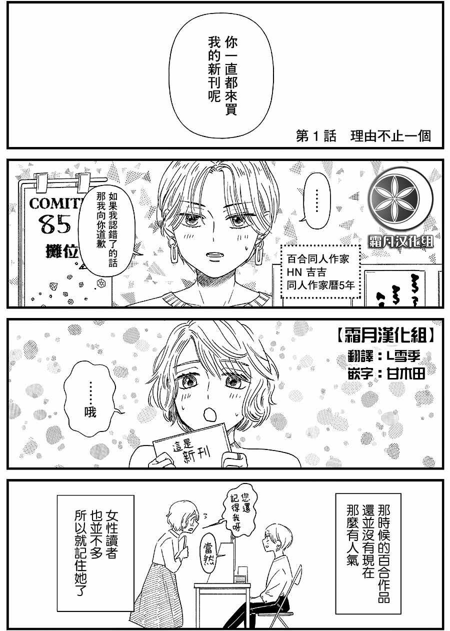 《百合同人作家与读者的COMITIA百合》漫画 作家与读者 001集