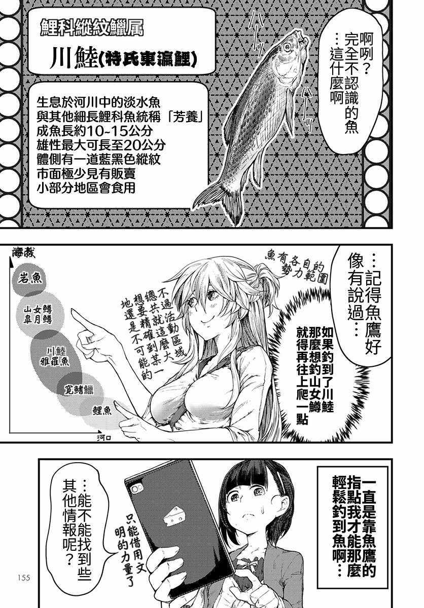 《颜艺少女的钓鱼饭》漫画 005集