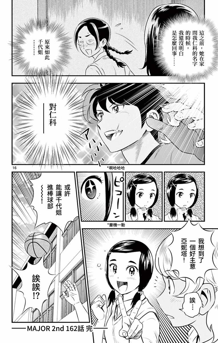 《棒球大联盟2nd》漫画 162集