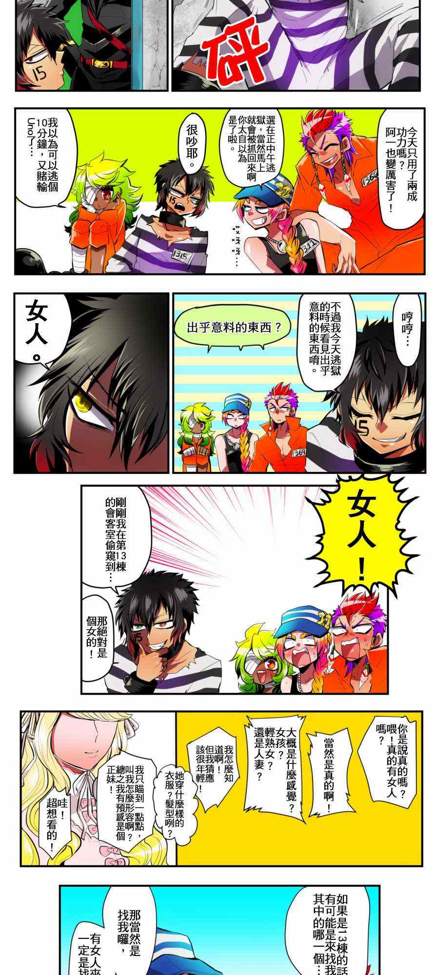 《黑白来看守所》漫画 003集