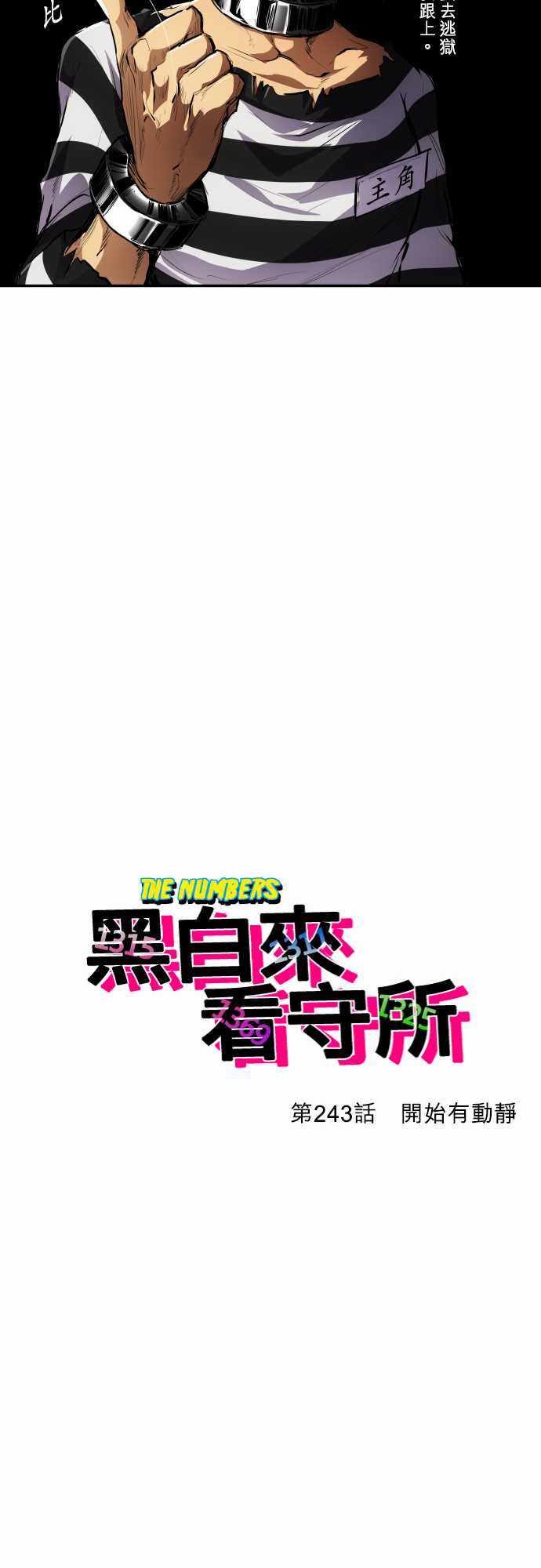 《黑白来看守所》漫画 243集