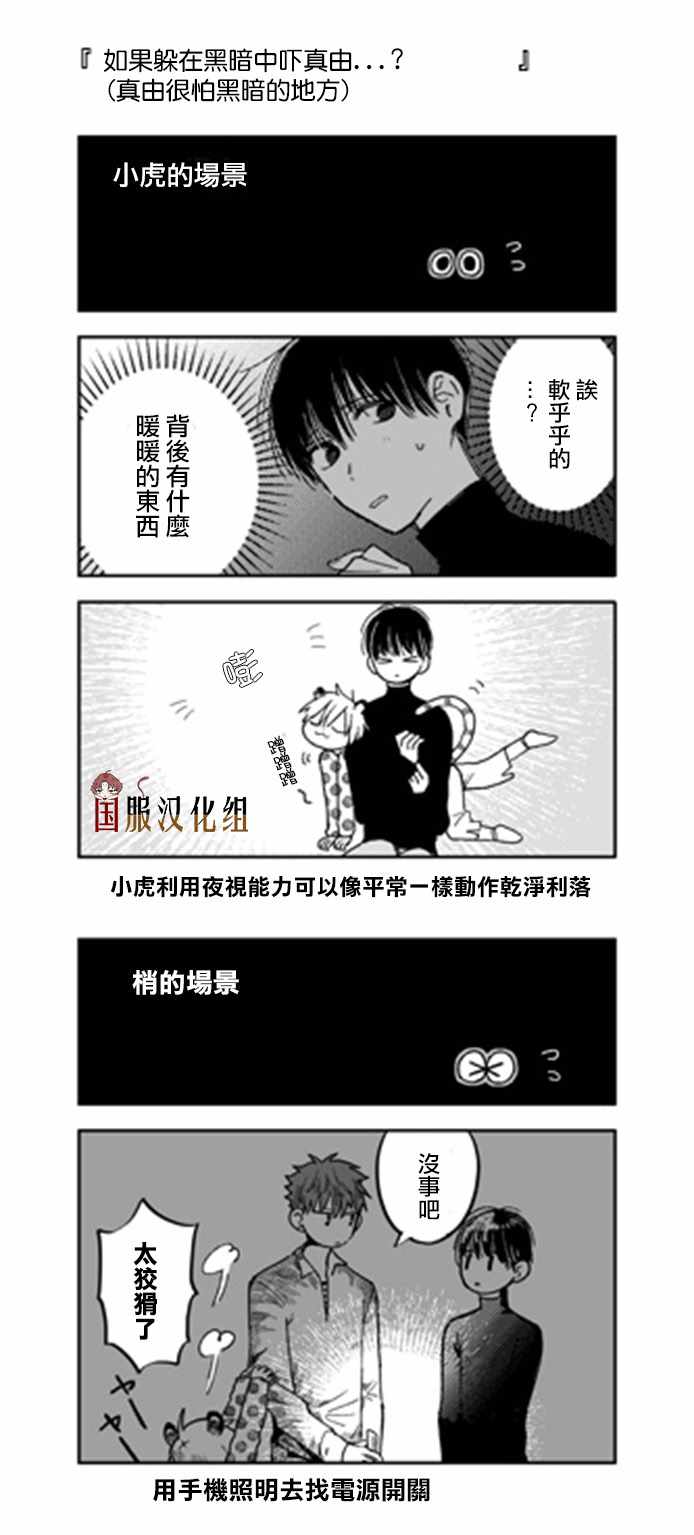 《明明都是男人，虎人小孩却还步步紧逼》漫画 虎人小孩 013集