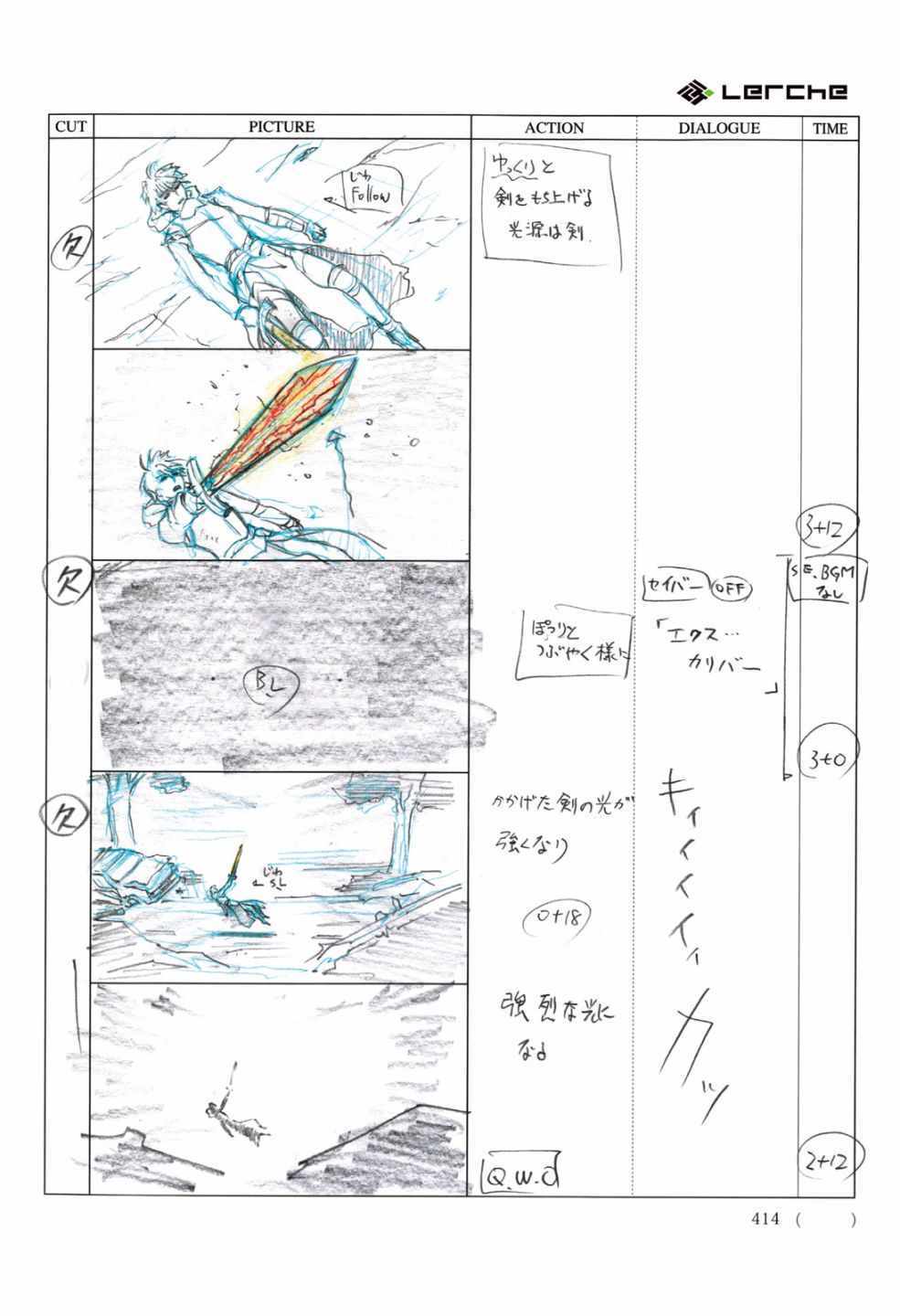 《Fate/Prototype官方画集》漫画 短篇