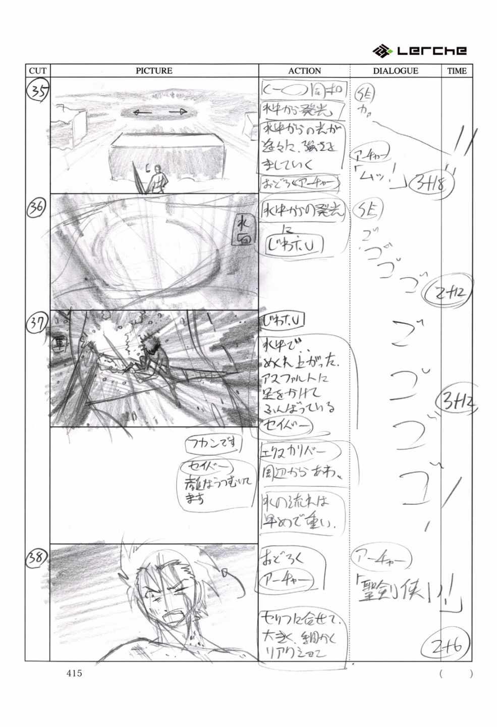 《Fate/Prototype官方画集》漫画 短篇