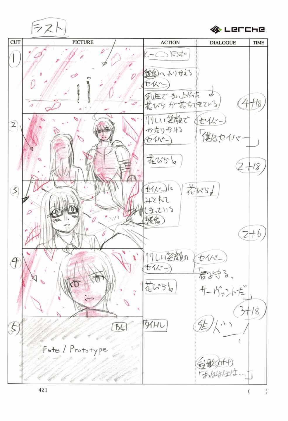 《Fate/Prototype官方画集》漫画 短篇