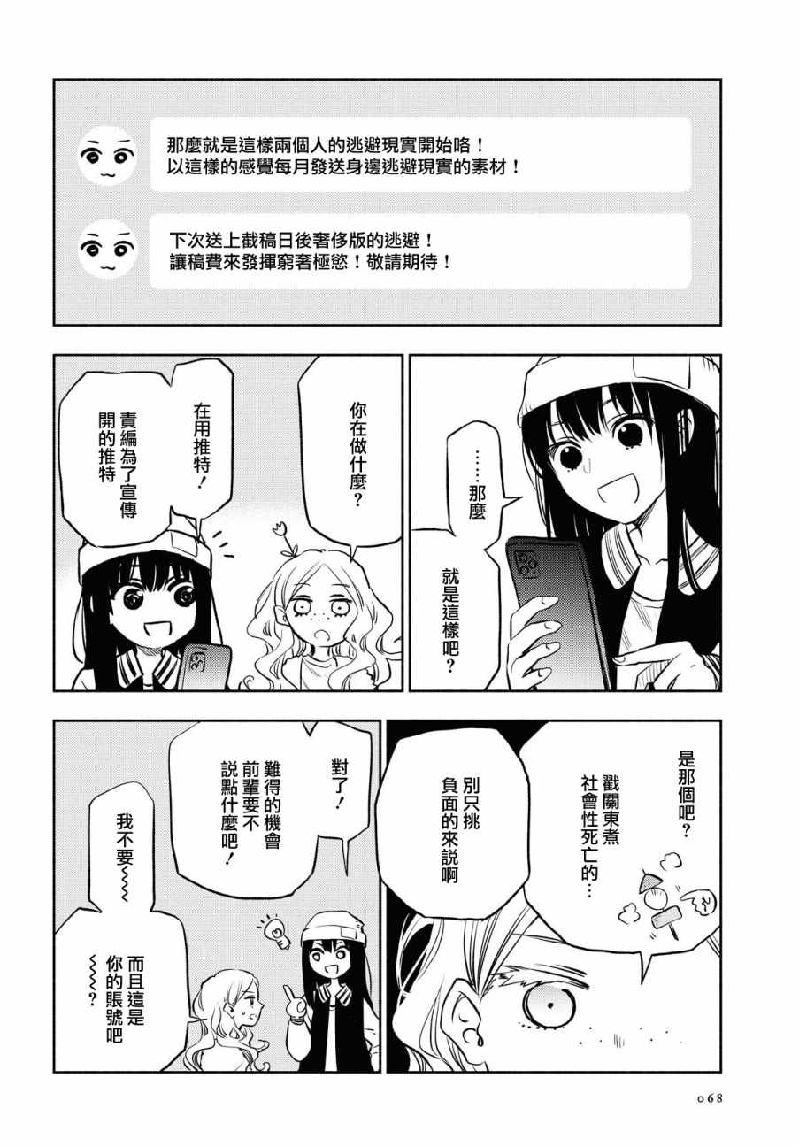 《两个人的逃避现实》漫画 连载02