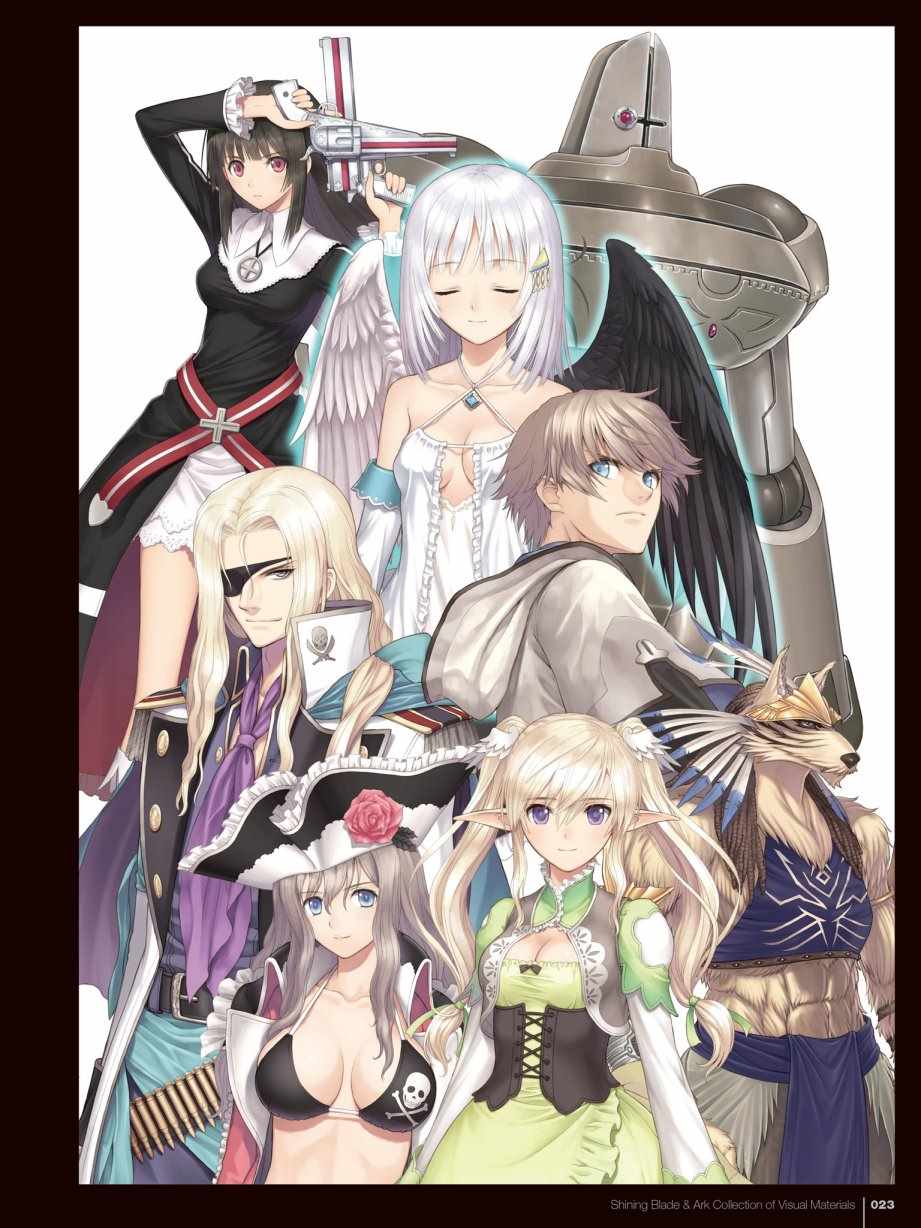 《Tony艺术设定集合集》漫画 Shining Blade Ark Collection of Visual Materials