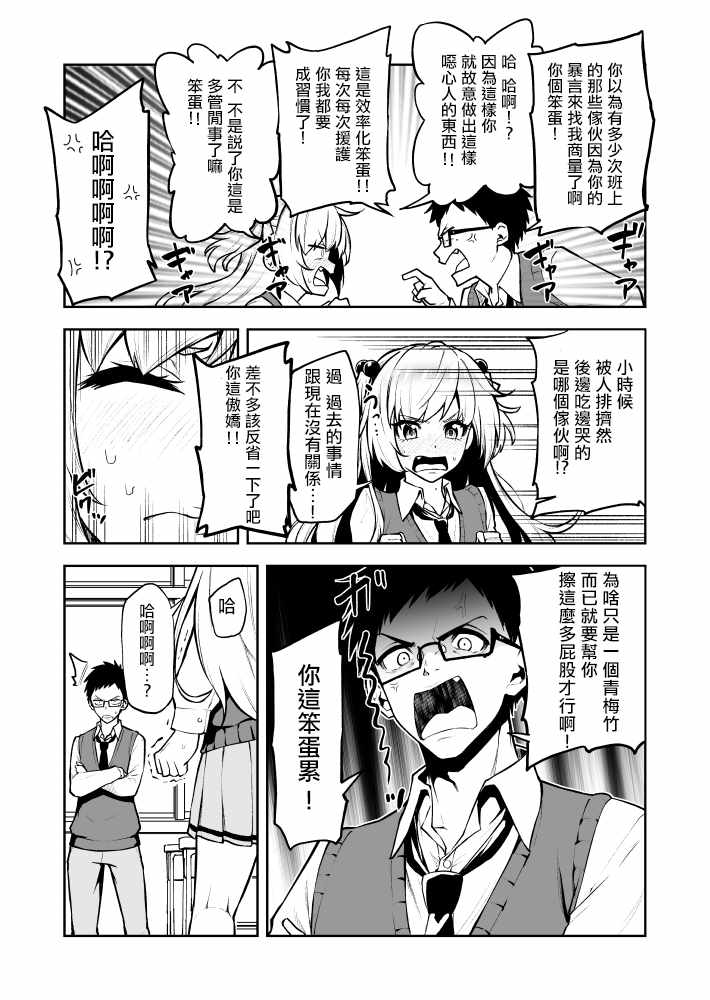 《试着将傲娇青梅说的话翻译之后》漫画 翻译之后 001集