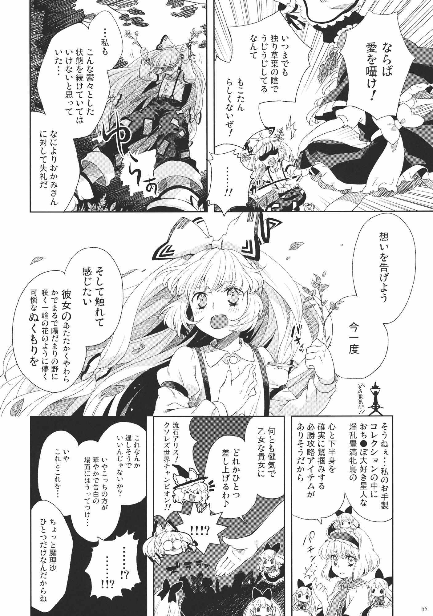 《藤原妹红×ミスティア・ローレライ合同志》漫画 藤原妹红×ミスティア ローレライ合同志