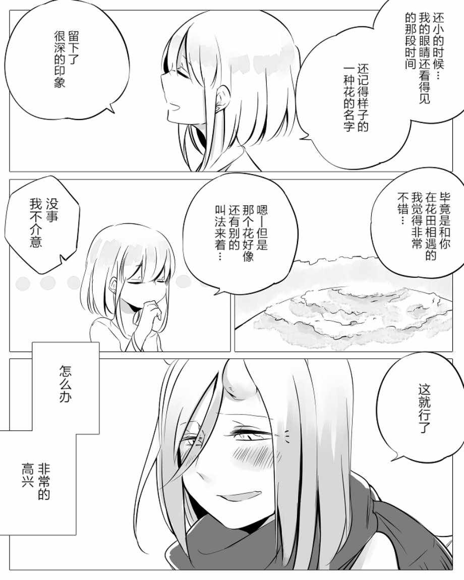 《孤独怪物与盲少女》漫画 002集