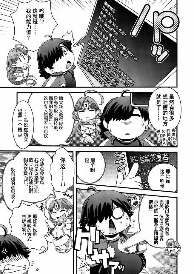 《被召唤到异世界却又被强制遣返的我不得不开始减肥》漫画 不得不开始减肥 001集