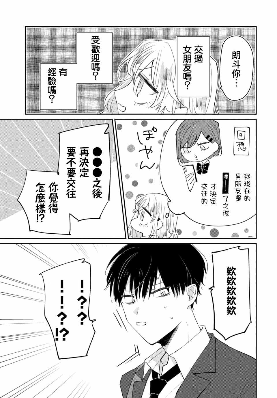 《被男闺蜜告白了怎么办？》漫画 被男闺蜜告白 001集