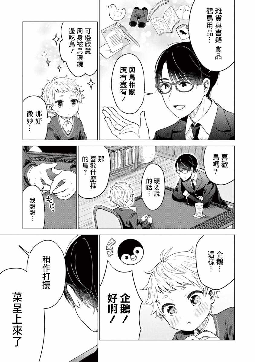 《我与鸟百科店》漫画 001集