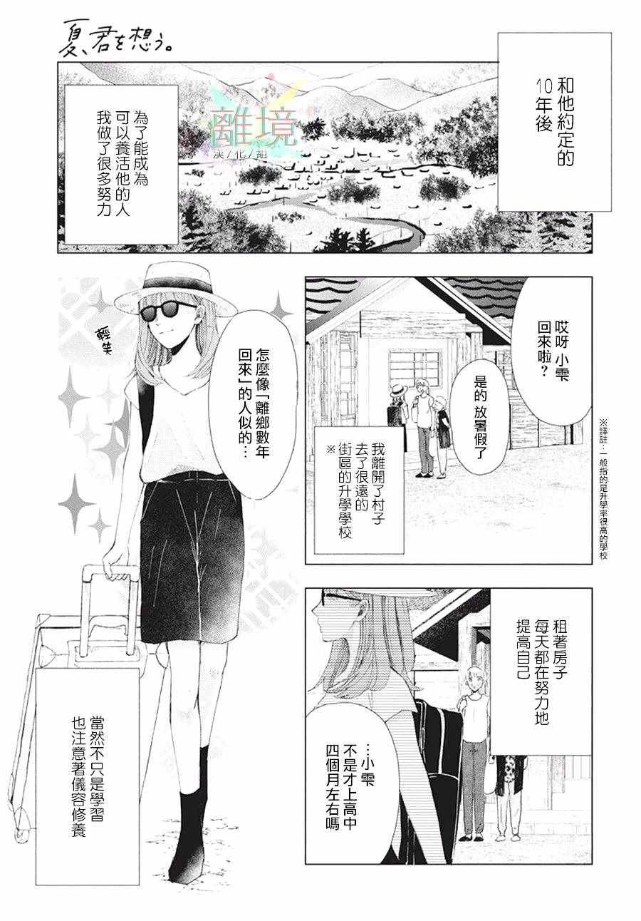 《夏日、恋着你。》漫画 短篇