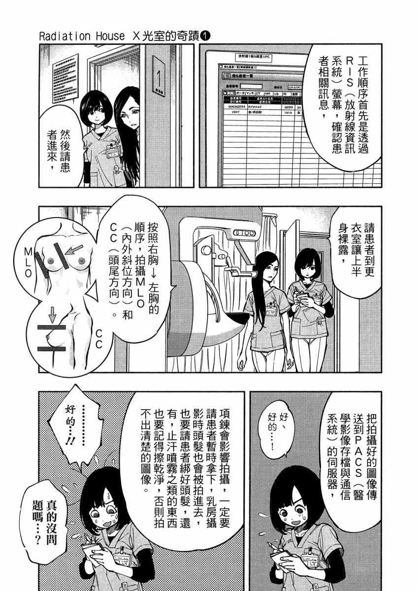 《X光室的奇迹》漫画 01卷