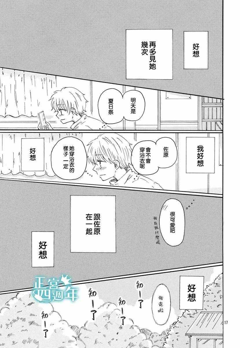 《夏日的天空如此湛蓝、于是我喜欢上了你》漫画 短篇