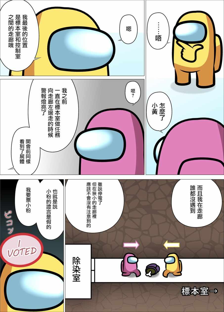 《真正发生过的密室杀人 in AmongUs》漫画 短篇