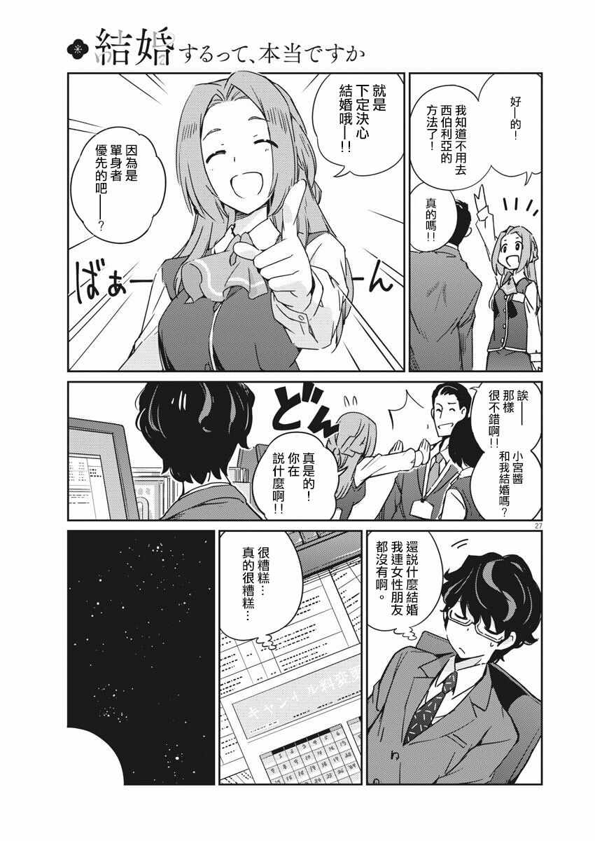 《真的要结婚吗？！》漫画 001集