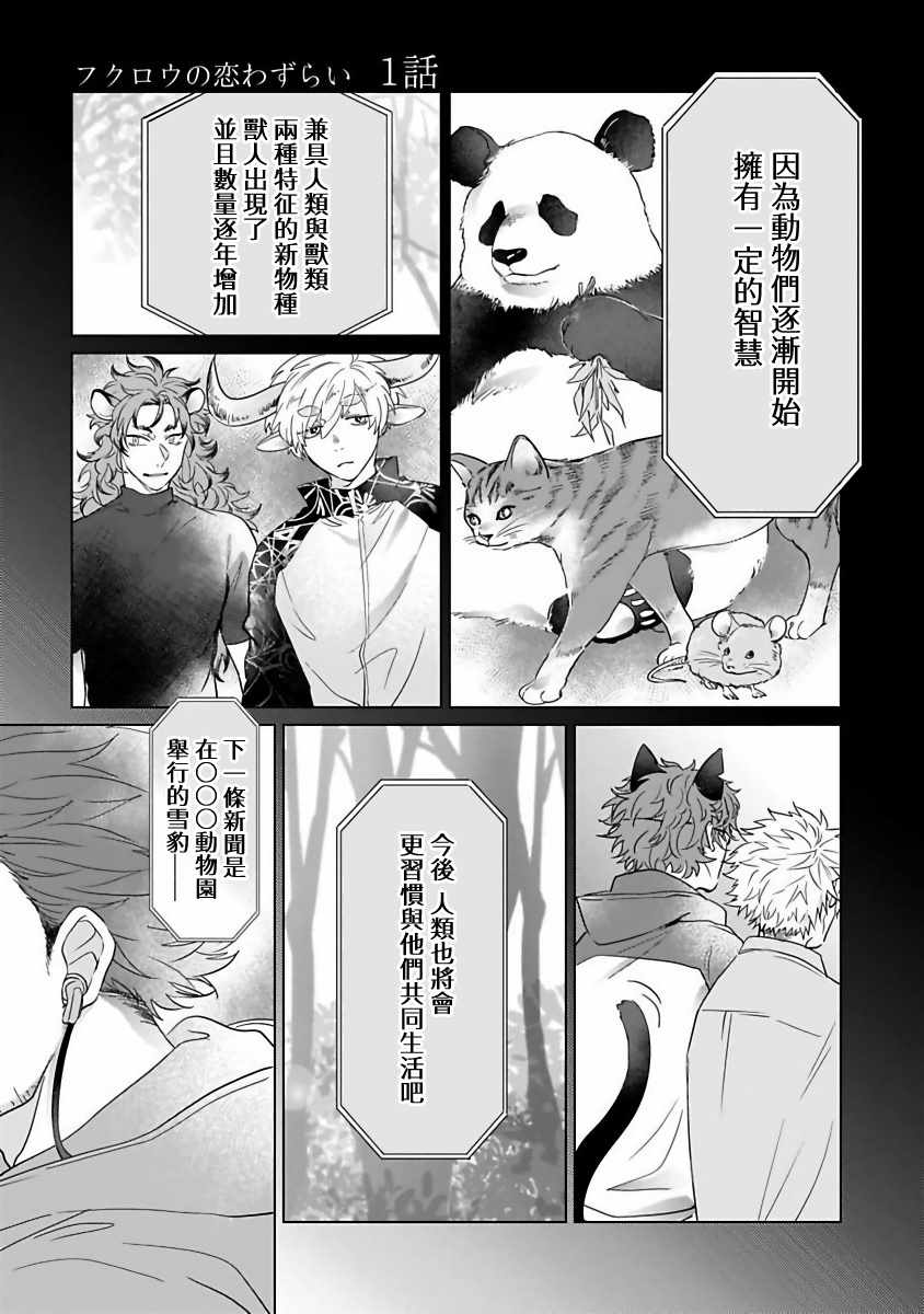 《猫头鹰的相思病》漫画 001集