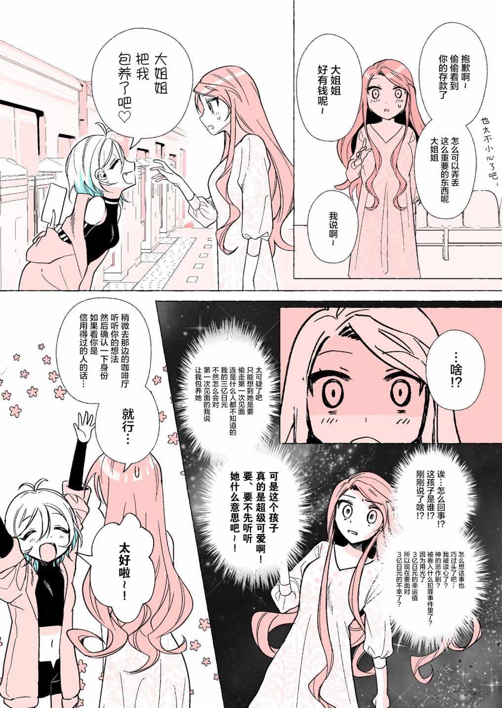 《买彩票中了3亿日元所以就开始包养美女小白脸》漫画 包养美女小白脸 000集