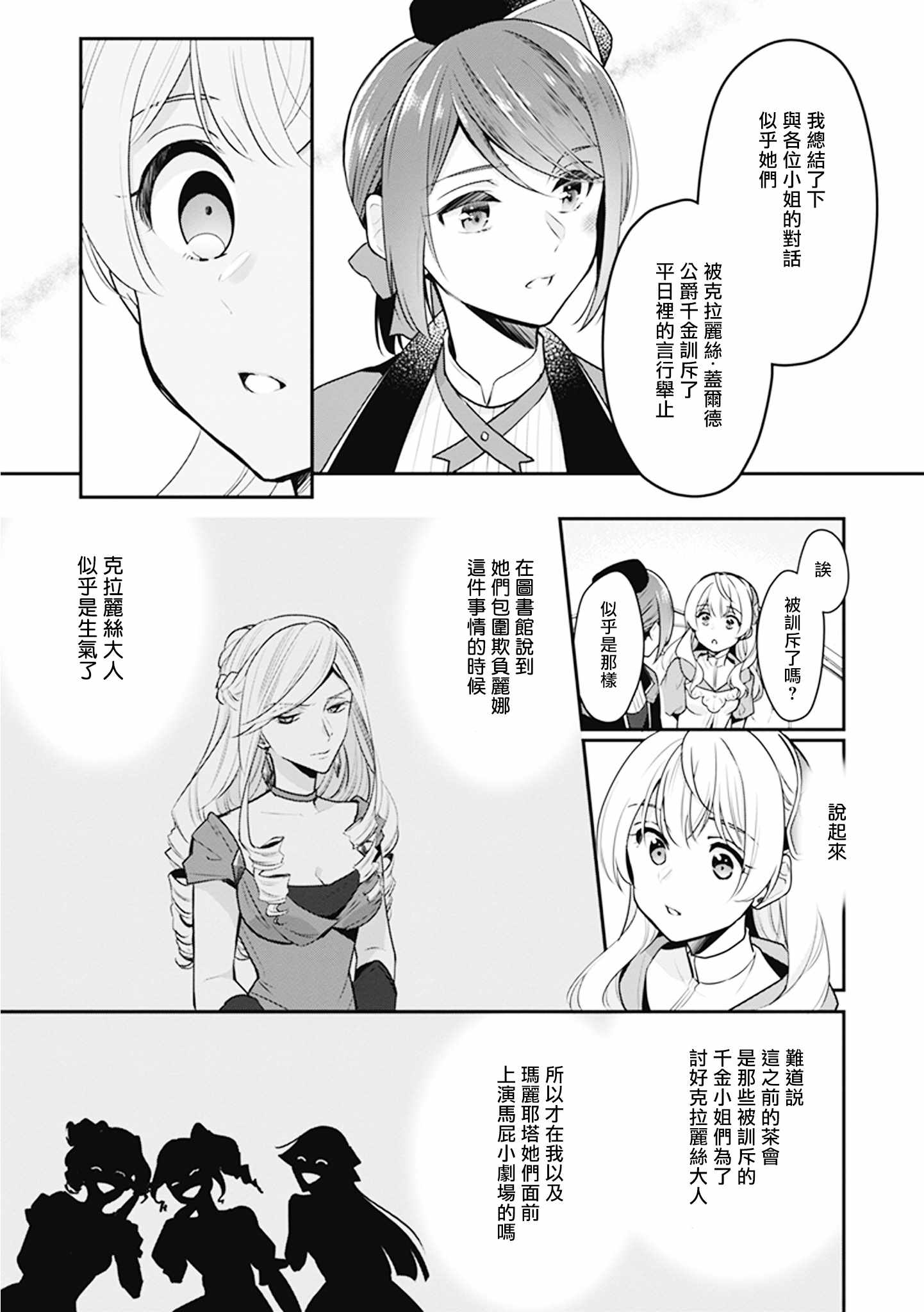 《大公妃候补的贫穷千金想要脚踏实地成为女官》漫画 成为女官 006集