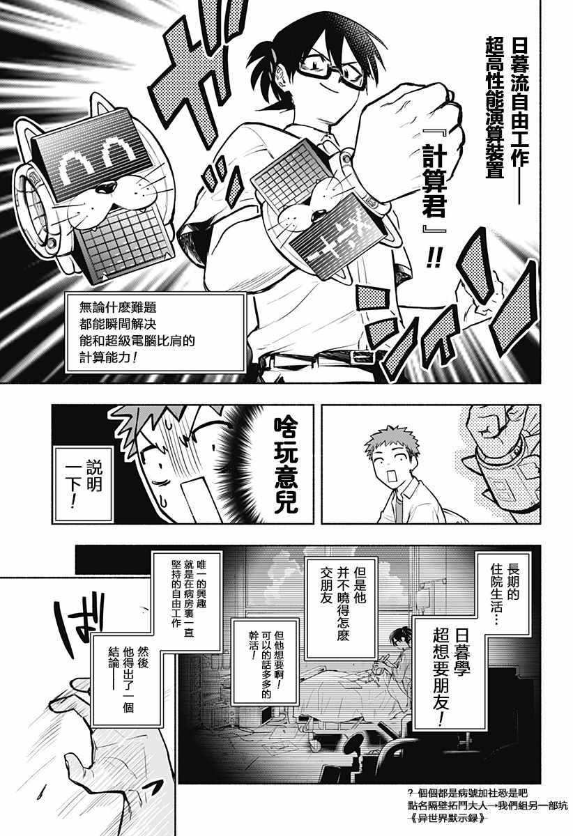 《比我还要显眼的龙学生》漫画 显眼的龙学生 001集