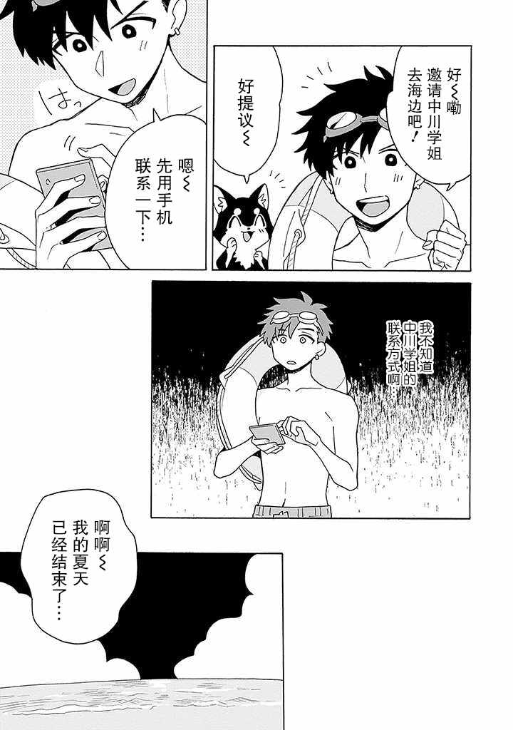 《在GALGAME的世界里基友竟然对我告白！？》漫画 基友对我告白！？003集