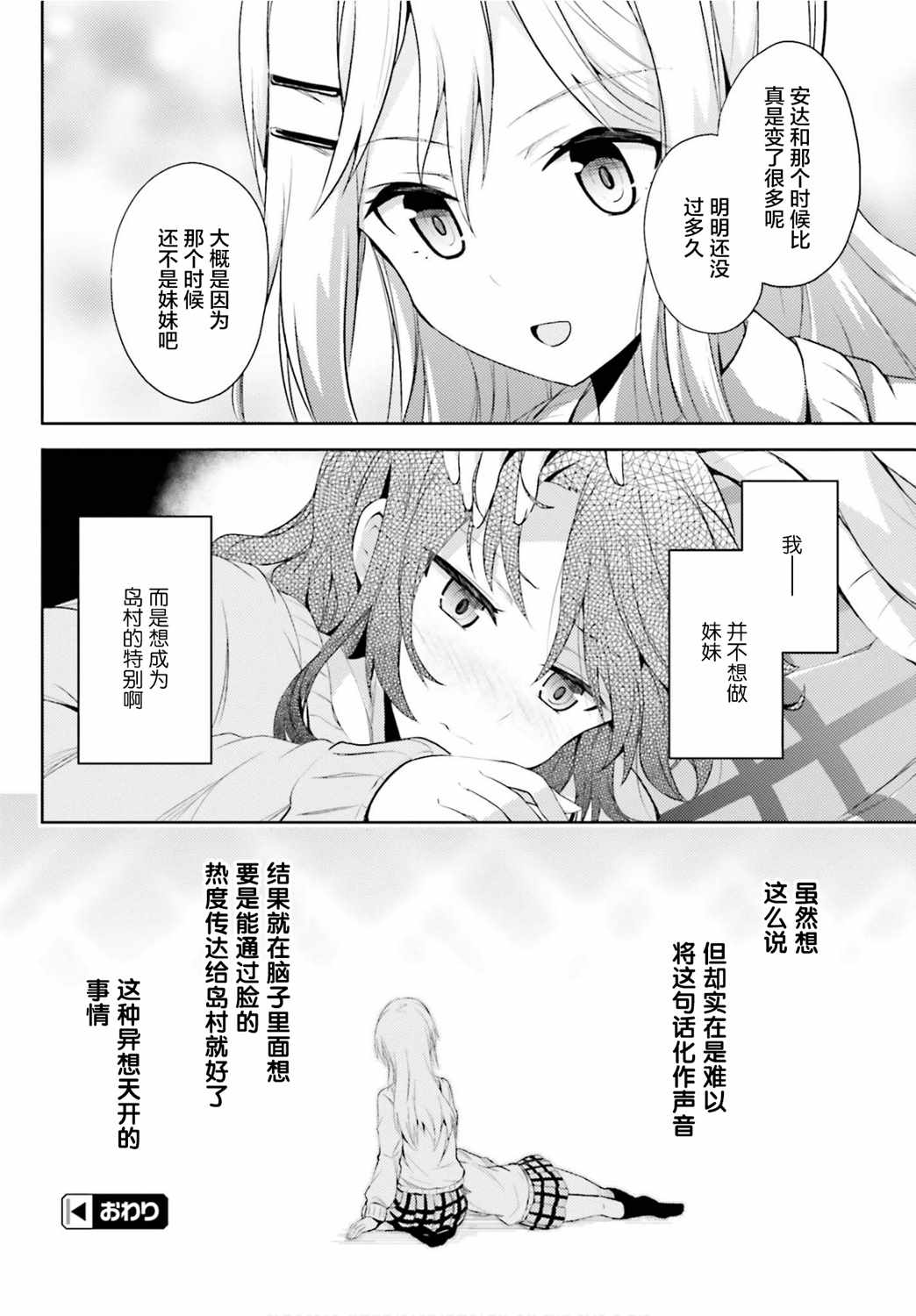 《安达与岛村官方同人集》漫画 安达与岛村同人 001集