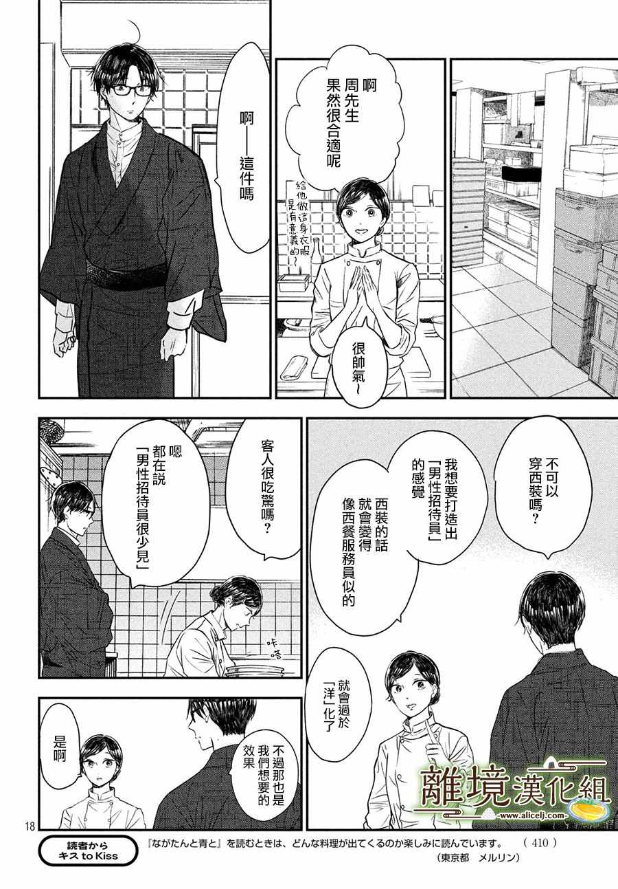 《厨刀与小青椒之一日料理帖》漫画 一日料理帖 018集