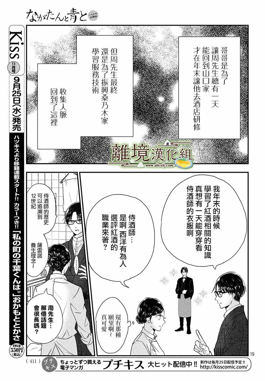 《厨刀与小青椒之一日料理帖》漫画 一日料理帖 018集