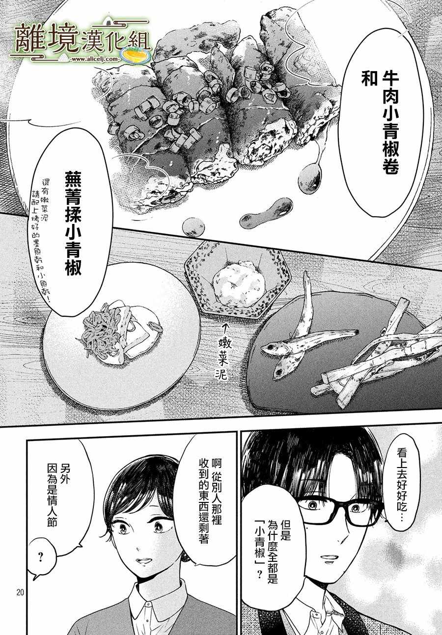 《厨刀与小青椒之一日料理帖》漫画 一日料理帖 020集