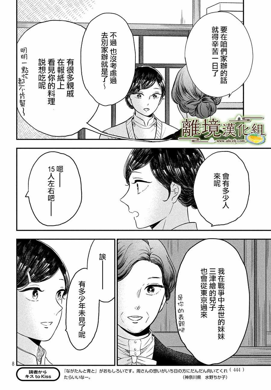 《厨刀与小青椒之一日料理帖》漫画 一日料理帖 021集