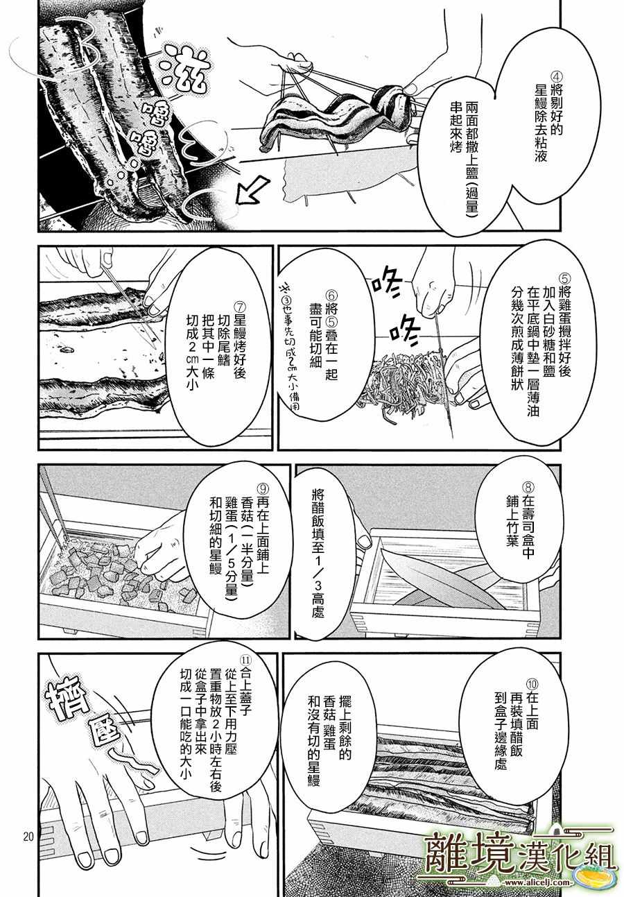 《厨刀与小青椒之一日料理帖》漫画 一日料理帖 021集