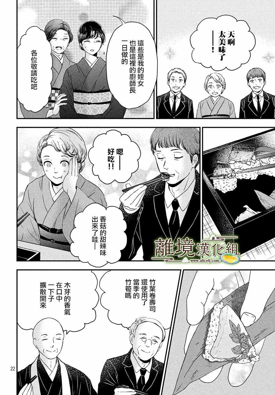 《厨刀与小青椒之一日料理帖》漫画 一日料理帖 021集