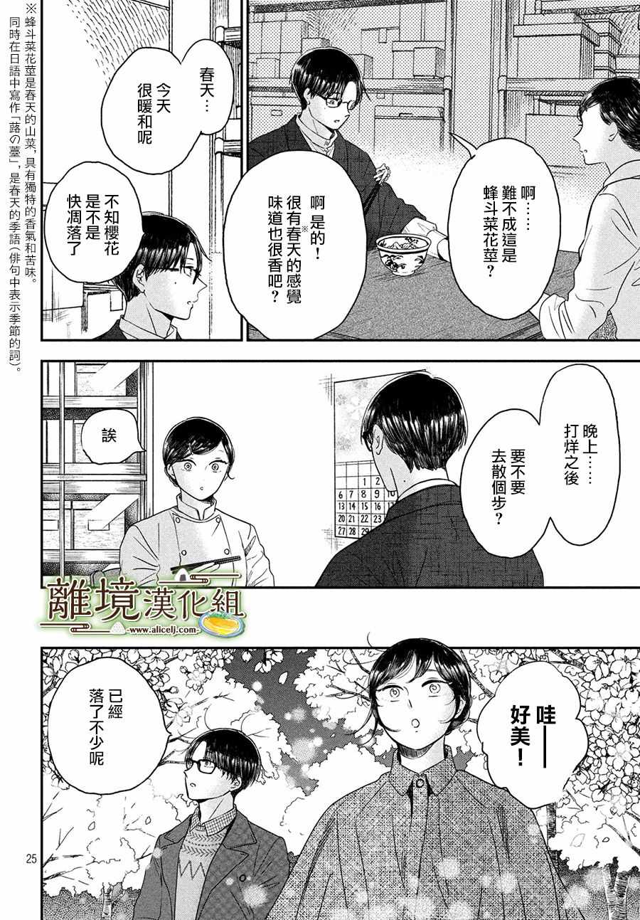 《厨刀与小青椒之一日料理帖》漫画 一日料理帖 022集