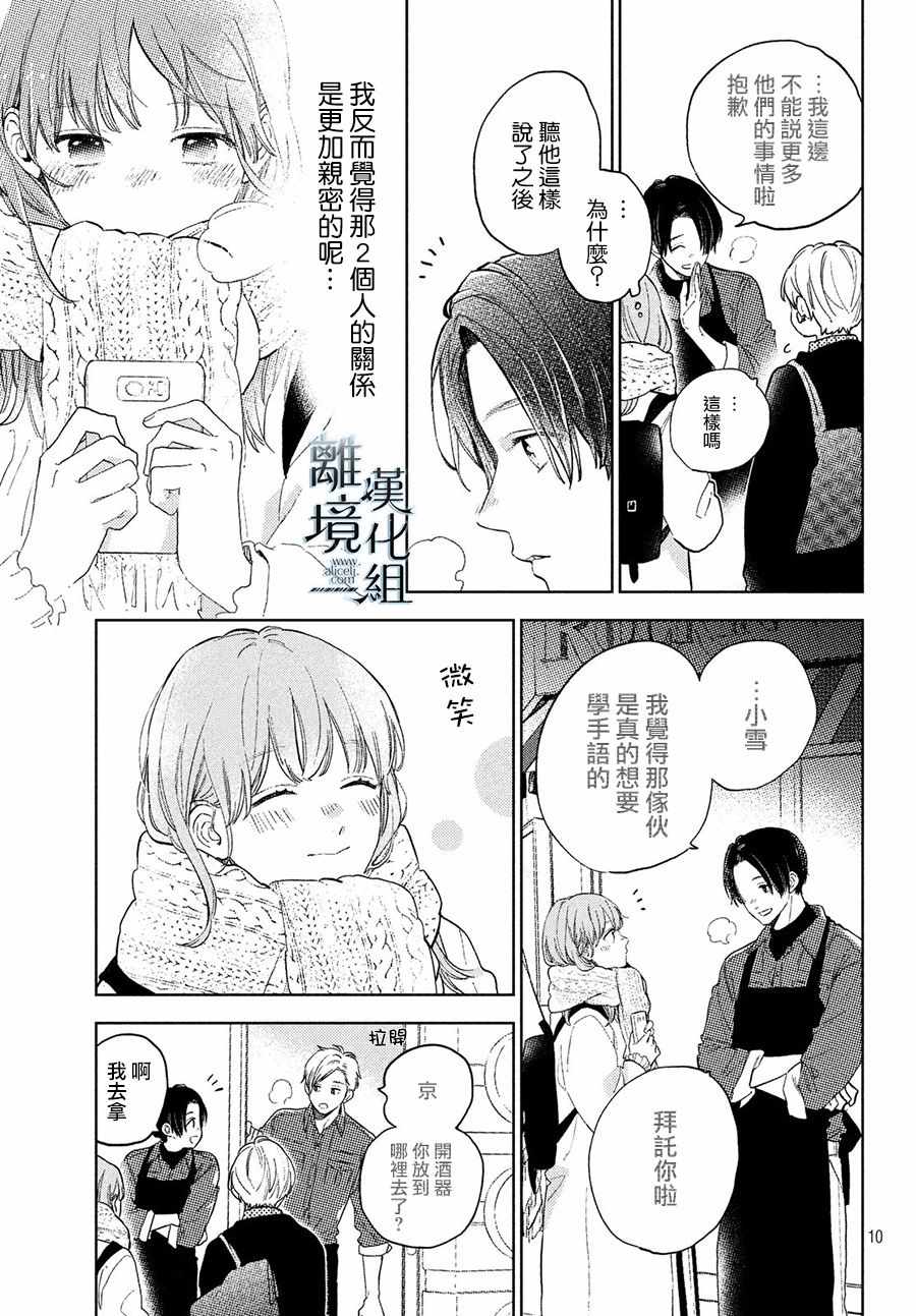 《指尖相触，恋恋不舍》漫画 指尖相触恋恋不舍 004集