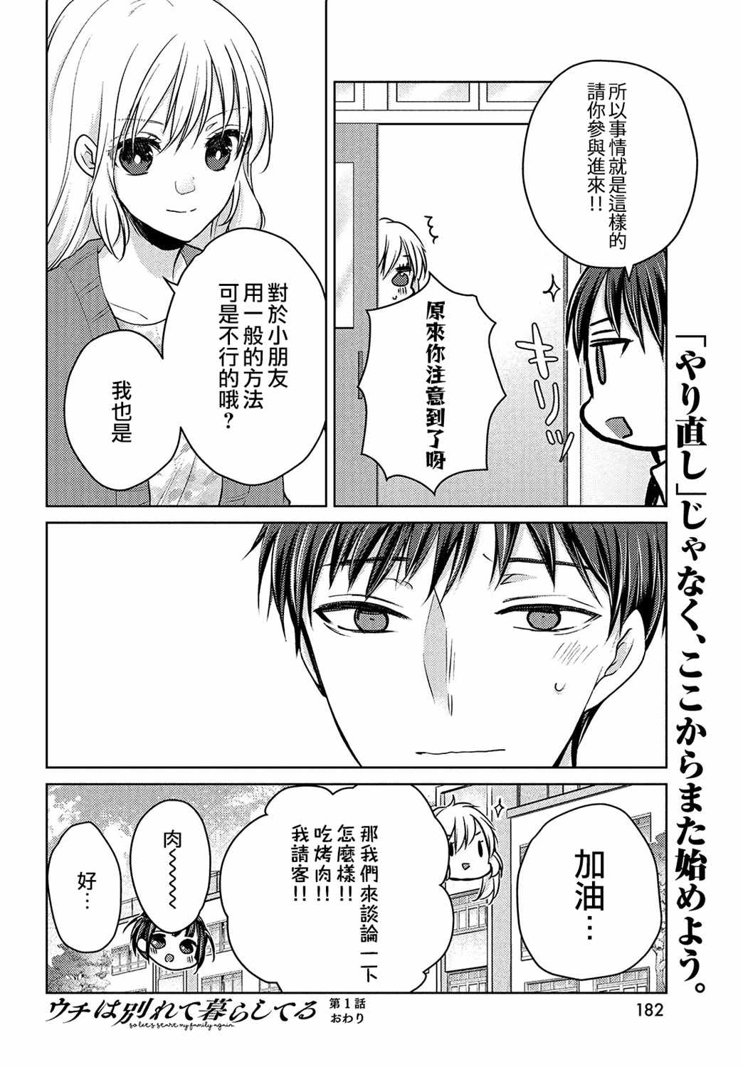 《从离婚开始的家庭生活》漫画 从离婚开始 001集