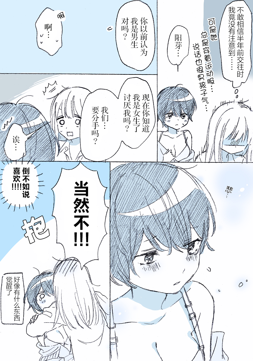 《男孩子气的女友》漫画 001集