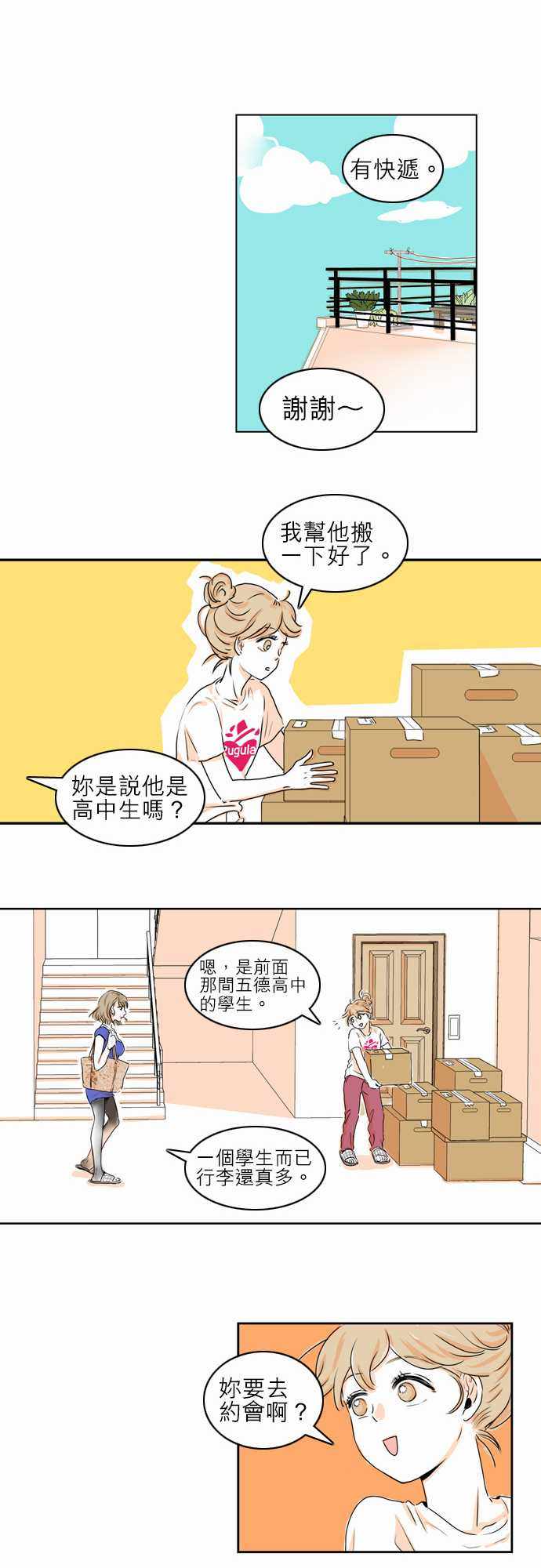 《同在屋檐下》漫画 002集