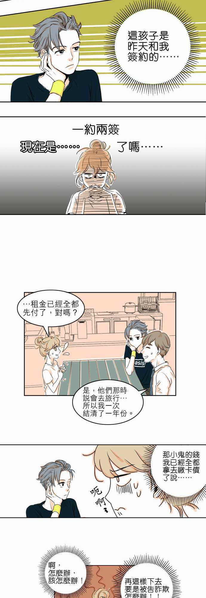 《同在屋檐下》漫画 002集