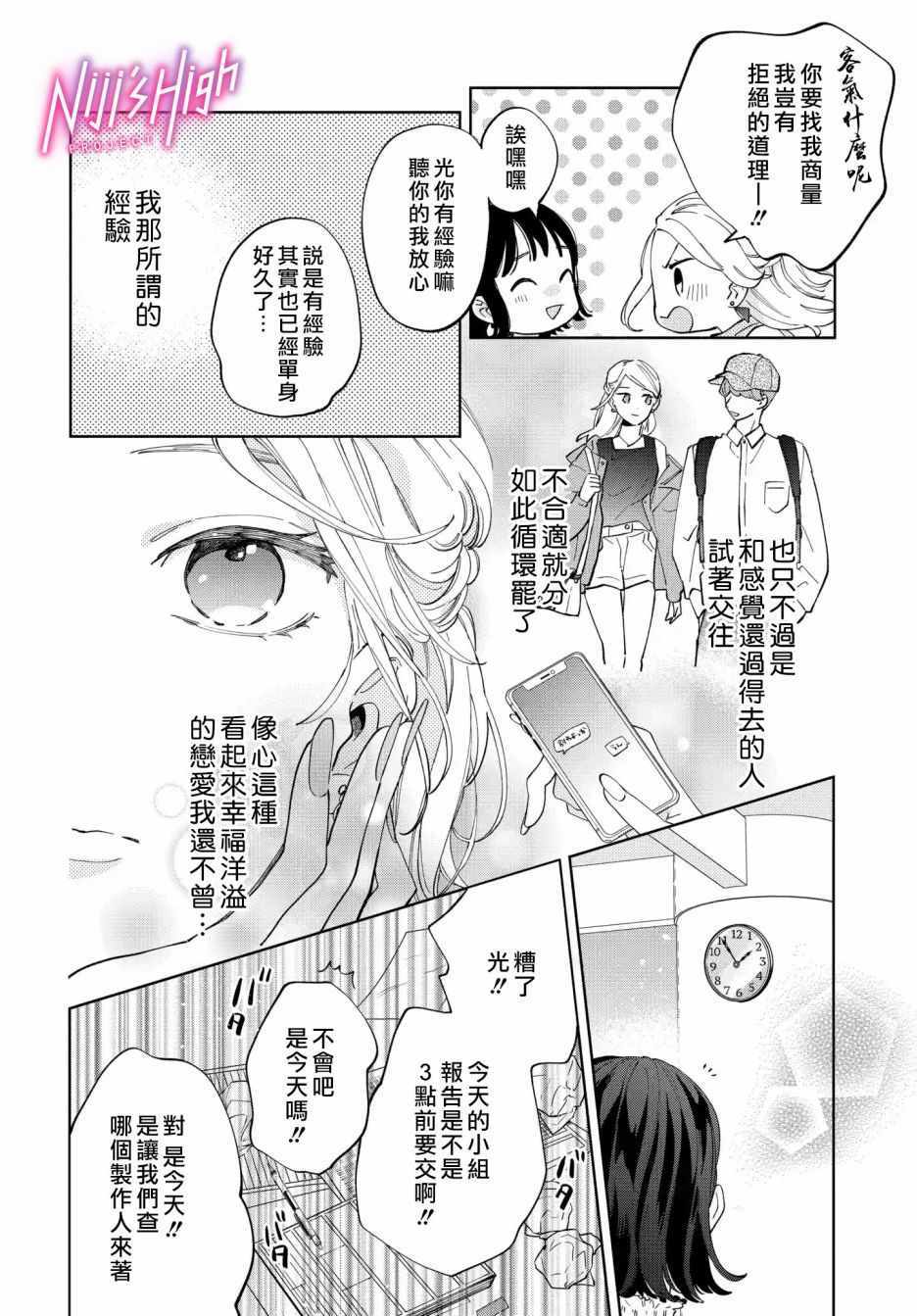 《Lovers High~我配对到了闺蜜的男友~》漫画 Lovers High 001集