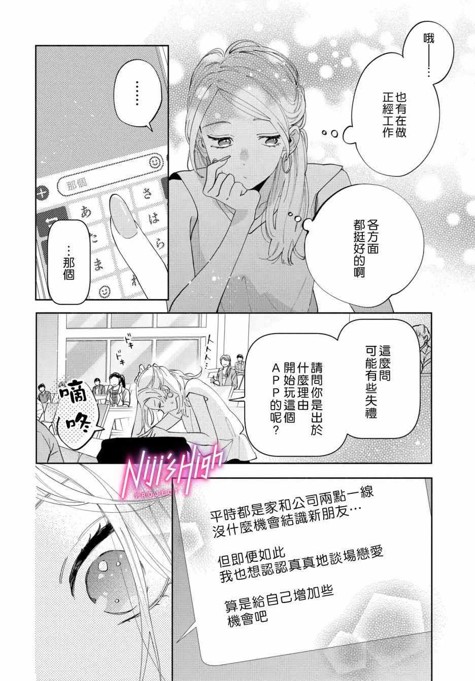 《Lovers High~我配对到了闺蜜的男友~》漫画 Lovers High 001集