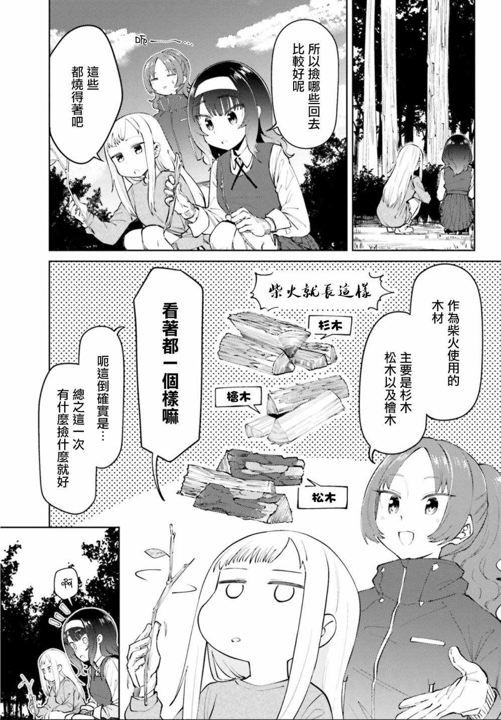 《户内少女户外行》漫画 001集