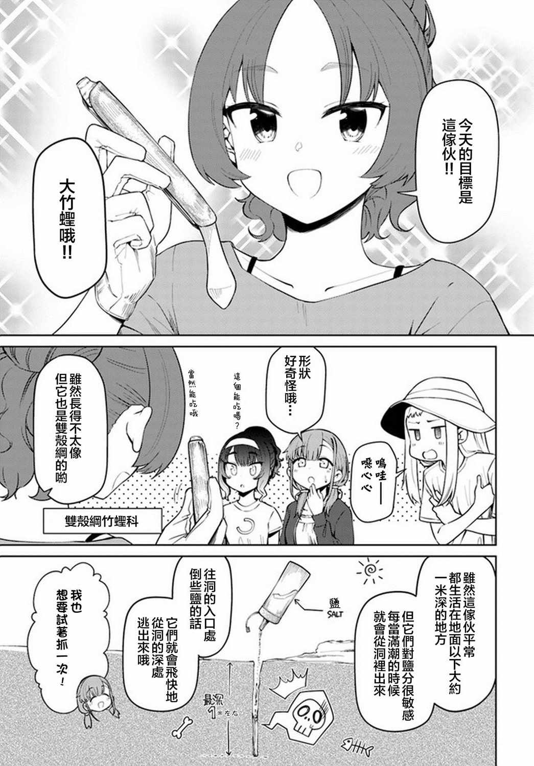 《户内少女户外行》漫画 002集