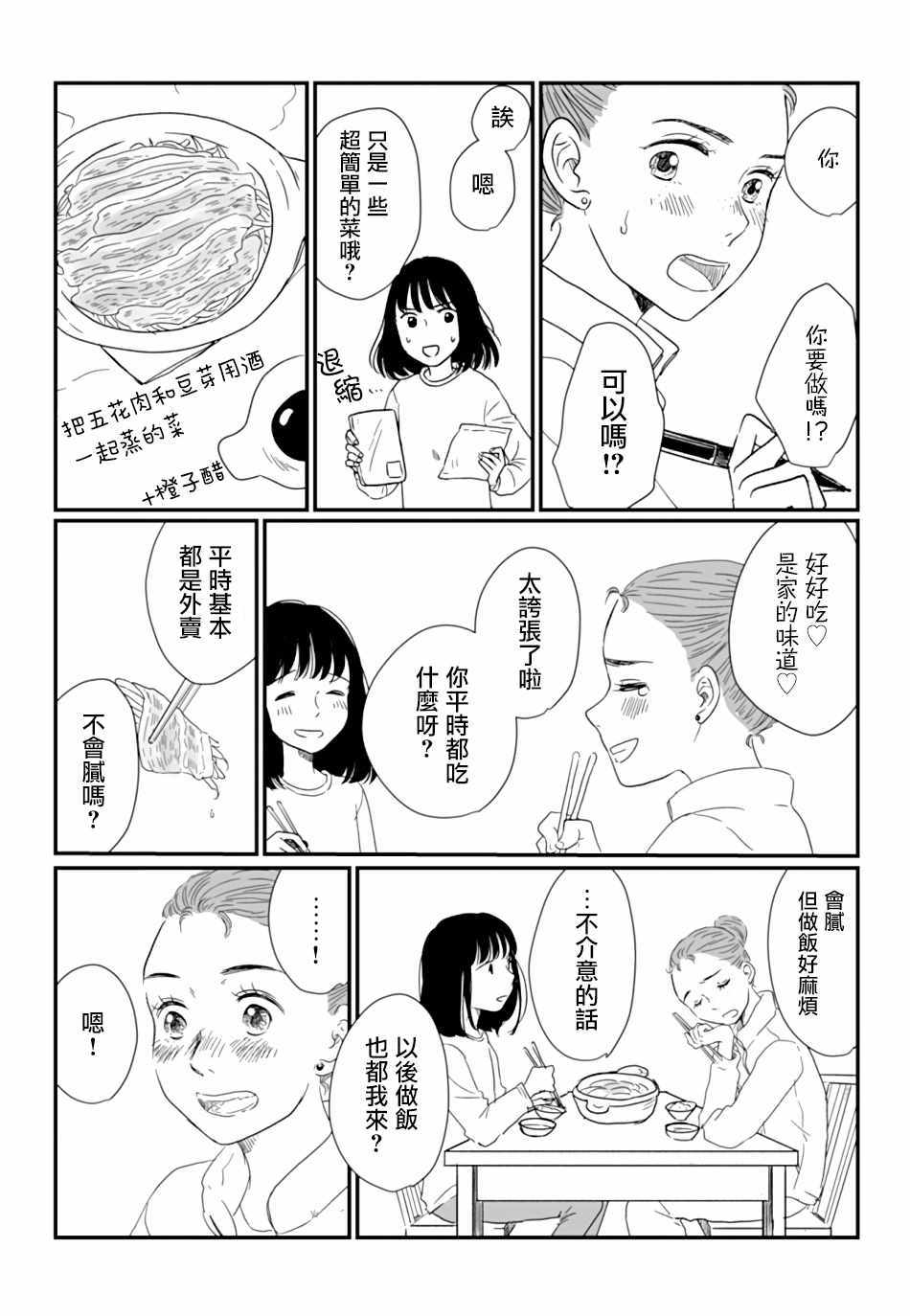 《司马舞人外百合合集》漫画 天狗的团扇是八角金盘叶