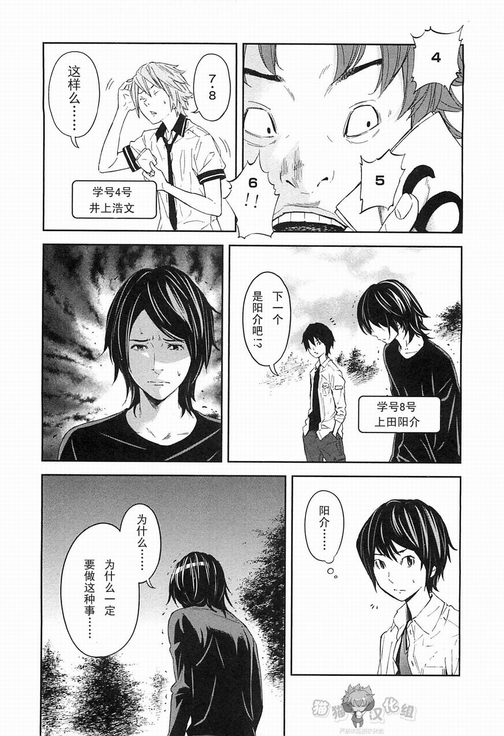 《国王游戏》漫画 第6话